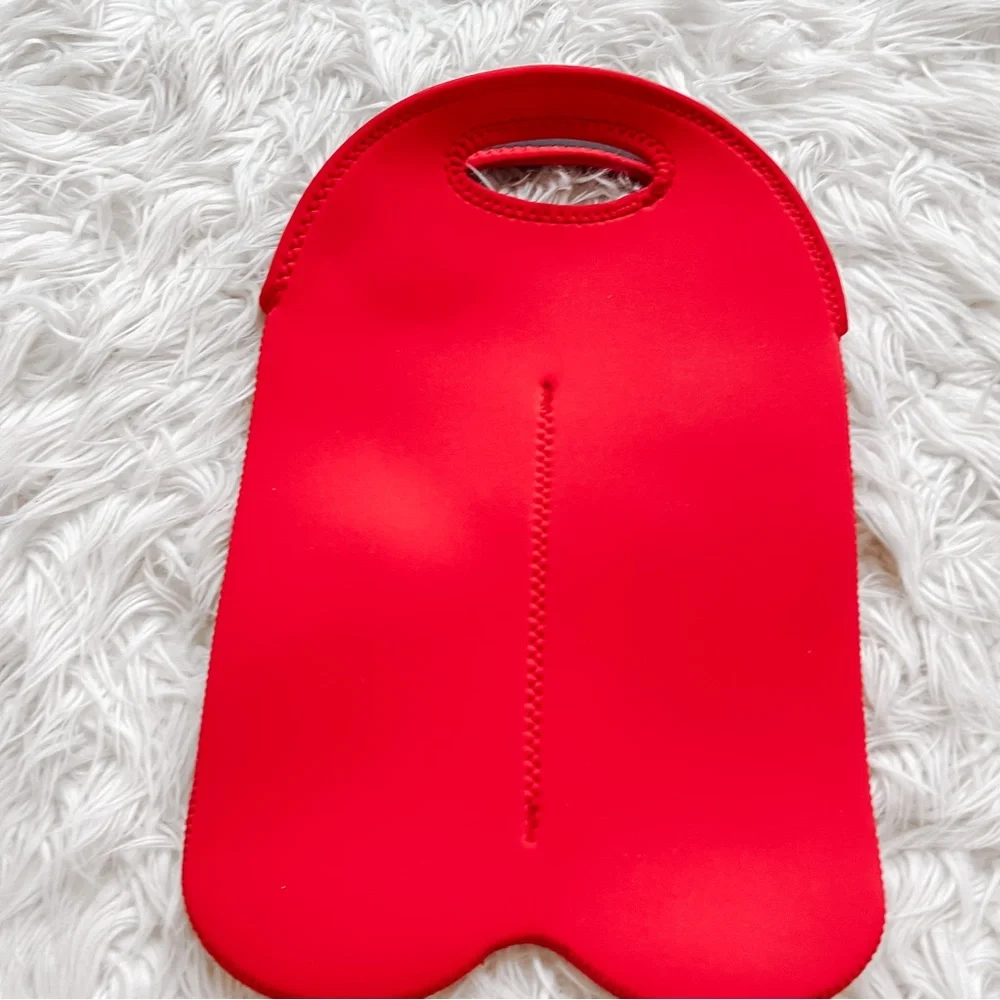 BUILT NY | Red Neoprene 2 Bottle Wine Tote Insulated Carrier